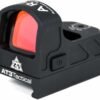 at3 tactical aro micro 3 moa red dot reflex sight with optional riser mount