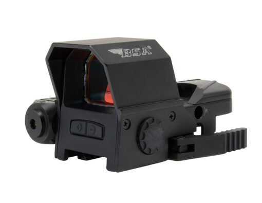 bsa optics illuminated sights 33x24mm reflex sight w laser