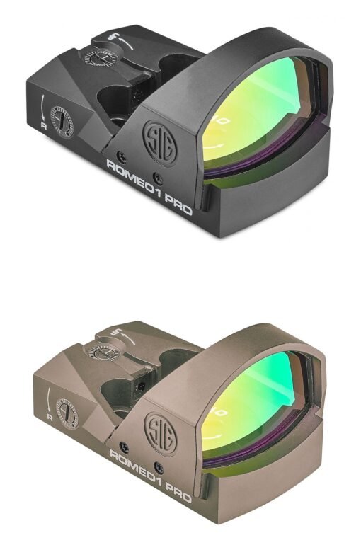 sig sauer romeo1pro 1x30mm 6 moa red dot sight