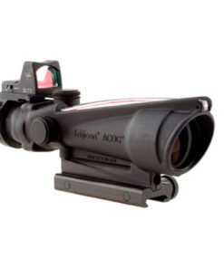 trijicon 35x35 acog rifle scope w colt knob thumbscrew mount and red dot rmr