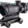 trijicon acog 4x32 rifle scope w green horseshoe target reference system