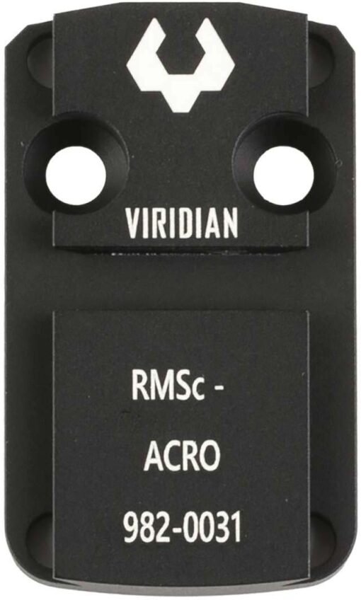 viridian weapon technologies rfx 44 shield rmsc acro adapter plate red dot